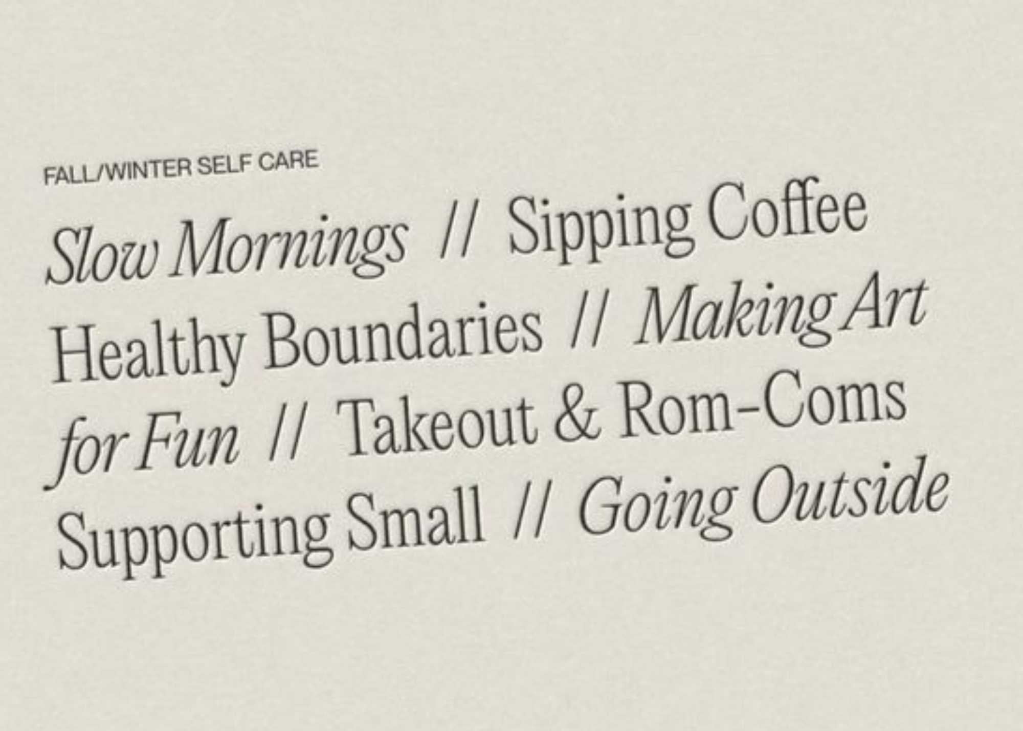 Die kleinen Dinge des Lebens zu schätzen wissen